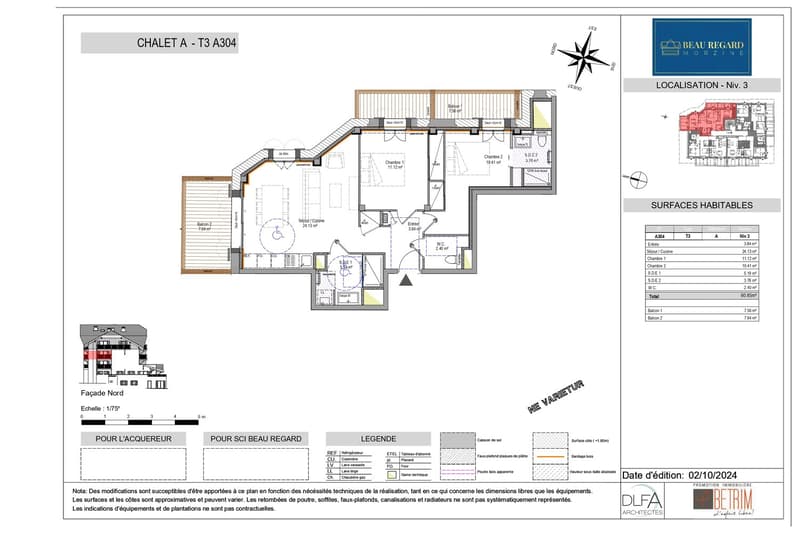 MORZINE – Magnifique 3 pièces de 61 m² avec 2 balcons – Livraison immédiate (10)