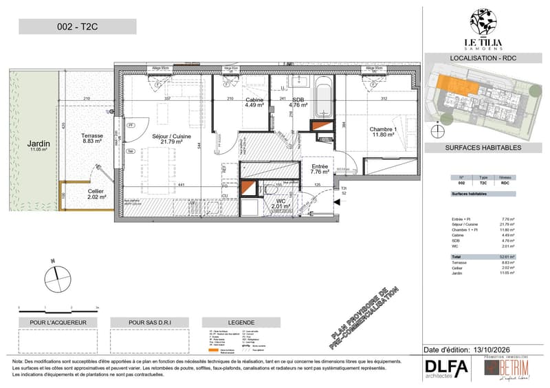 SAMOËNS – Magnifique 2 pièces cabine de 53 m² avec terrasse et jardin – Prix de lancement (5)