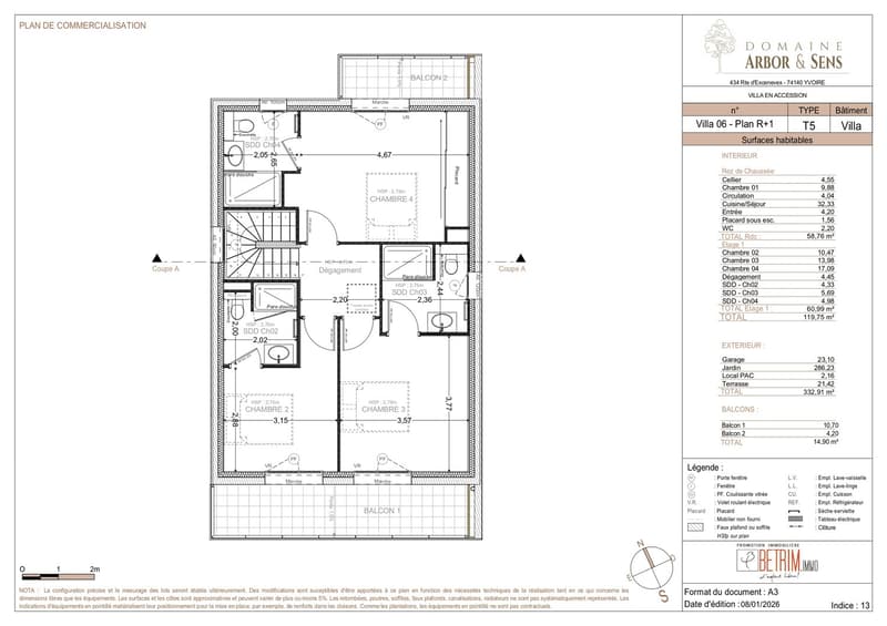 YVOIRE – Magnifique villa individuelle de 120 m² avec jardin privatif – Livraison 2027 (6)