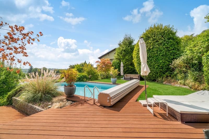 Pool, Privatsphäre und Alpenpanorama in Bassersdorf (11)