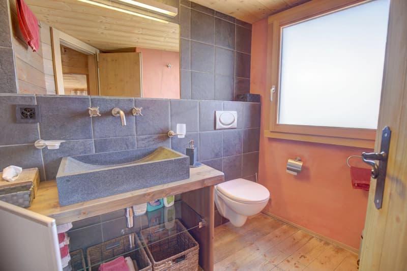 In the old village of Nendaz, semi-detached house with great character! (13)