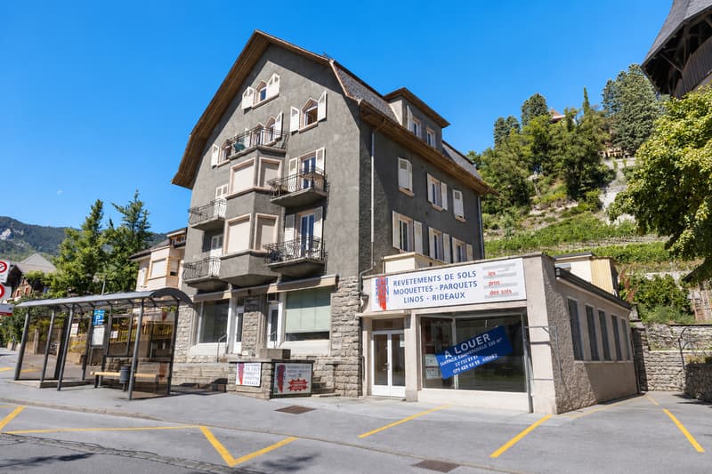 Vue extérieure du bâtiment