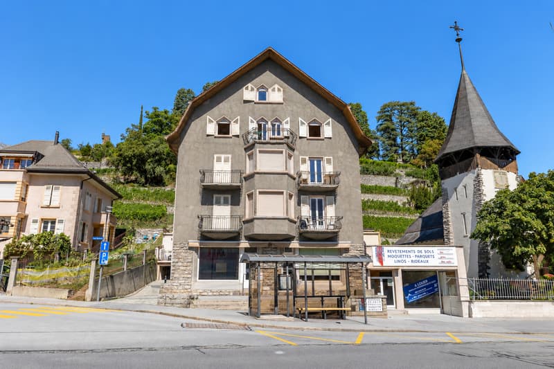 Vue extérieure du bâtiment