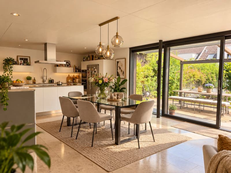 Doppel-Einfamilienhaus - Modernes Wohnen mit Pool und Minergie-Standard (1)