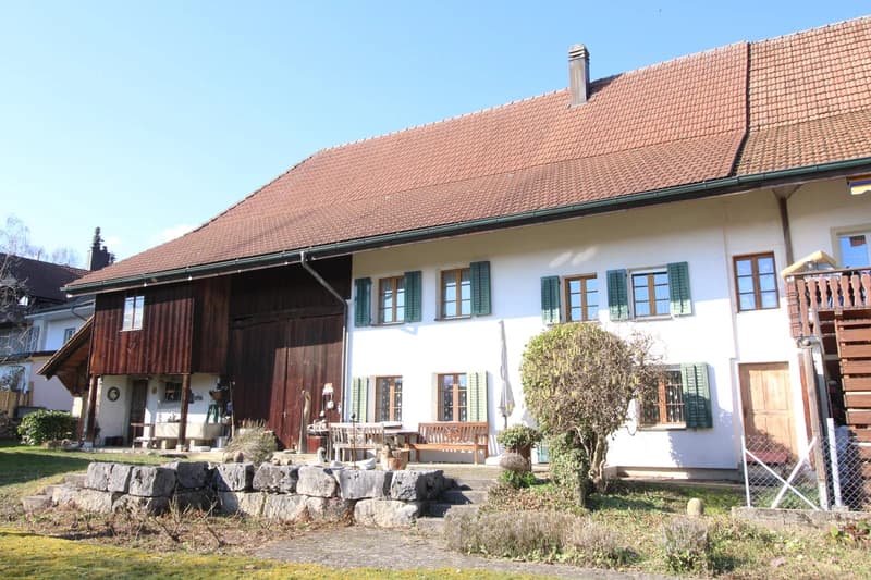 Wohnen und Entwickeln: Bauernhaus mit Landreserve in Attiswil (1)