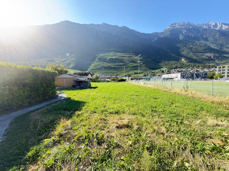 Baugrundstück von 3’215 m² in Fully – Villen oder Gebäude – Teilung möglich (5)