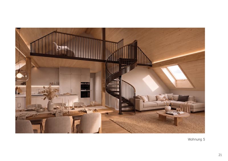 3.5-Zimmer Boutique-Eigentumswohnung mit Galerie im Bauernhaus-Stil - Hasle b.Burgdorf (1)