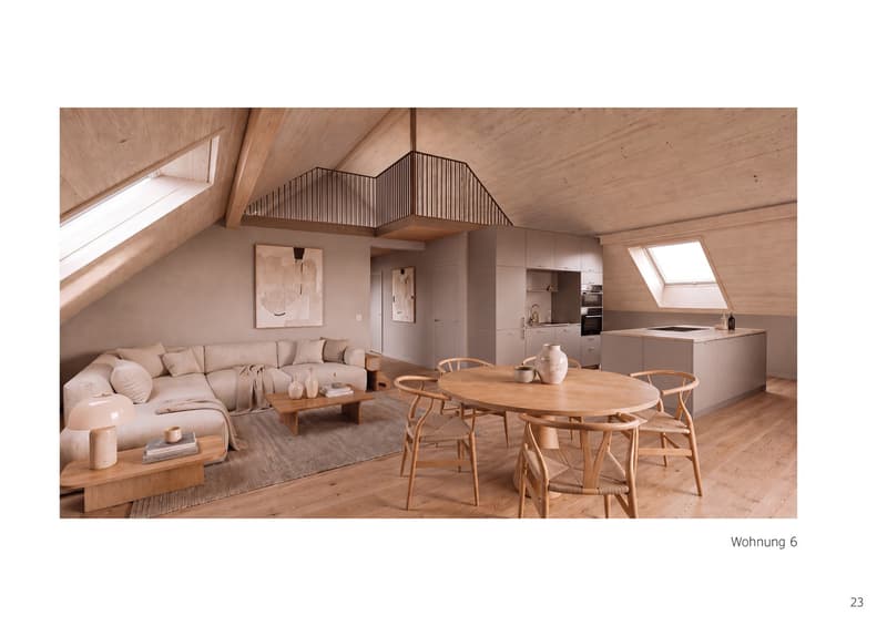 4.5-Zimmer Boutique-Eigentumswohnung mit Galerie im Bauernhaus-Stil - Hasle b.Burgdorf (1)