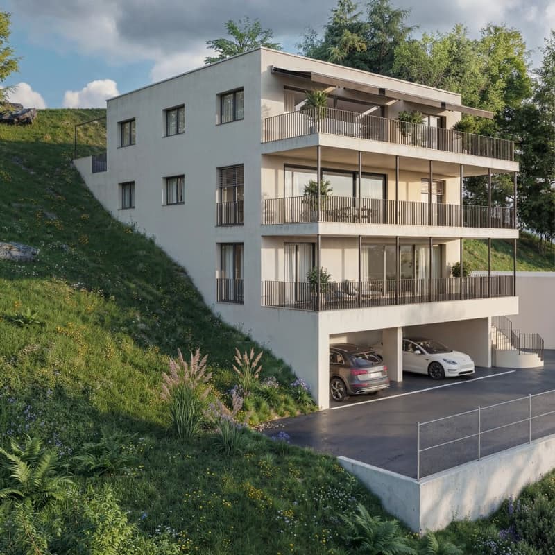 3.5-Zimmer-Wohnung mit 32 m² Terrasse, Seesicht und späterer Kaufoption (1)