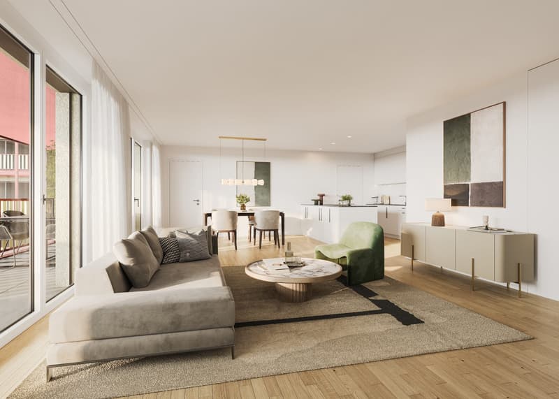 3.5-Zimmer-Wohnung mit 33.6 m² Balkon in Boniswil mieten (5)