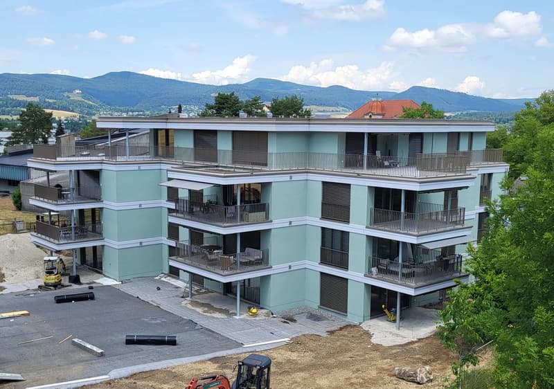 Attikawohnung mit viel Privatsphäre, Blick ins Grüne und 97 m² Terrasse (1)