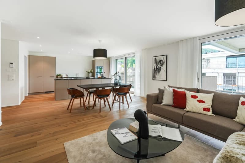 Attikawohnung mit viel Privatsphäre, Blick ins Grüne und 97 m² Terrasse (13)