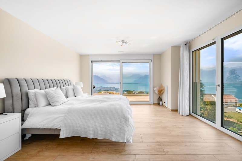 Duplex-attique d'exception avec vue panoramique sur le Léman (8)