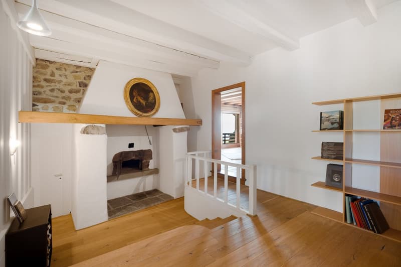 Duplex de caractère dans une ferme du XIXe siècle, face au Léman et aux Alpes (4)