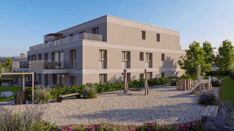 Neubau nahe Bodensee: 3½ Zimmer, 97 m², Ostbalkon mit Morgensonne (2)