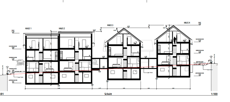 Bauland in Niedermuhlern – Grundstück 1'300 m² für 4 x EFH (8)
