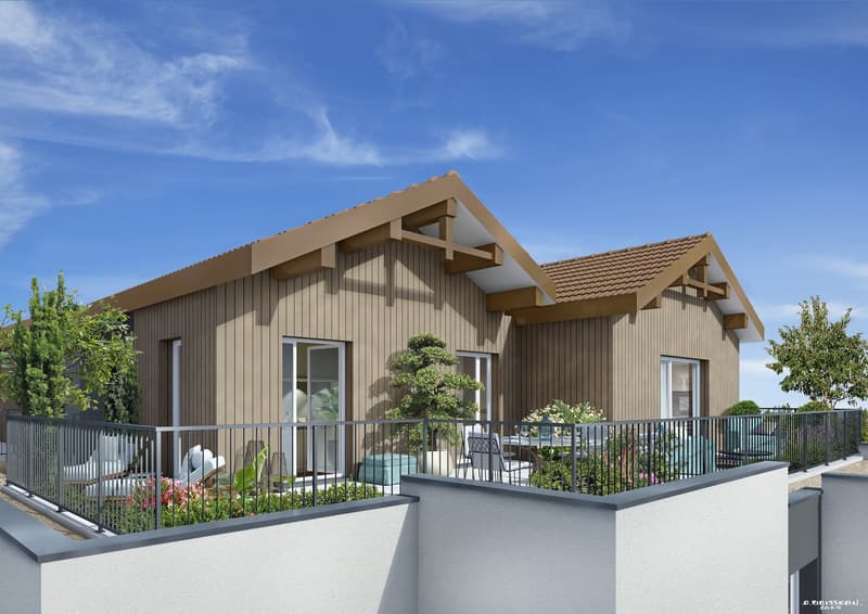Appartement neuf de 2,5 pièces avec balcon à Ville-la-Grand (3)