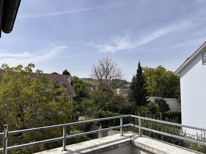 sonnige Terrasse