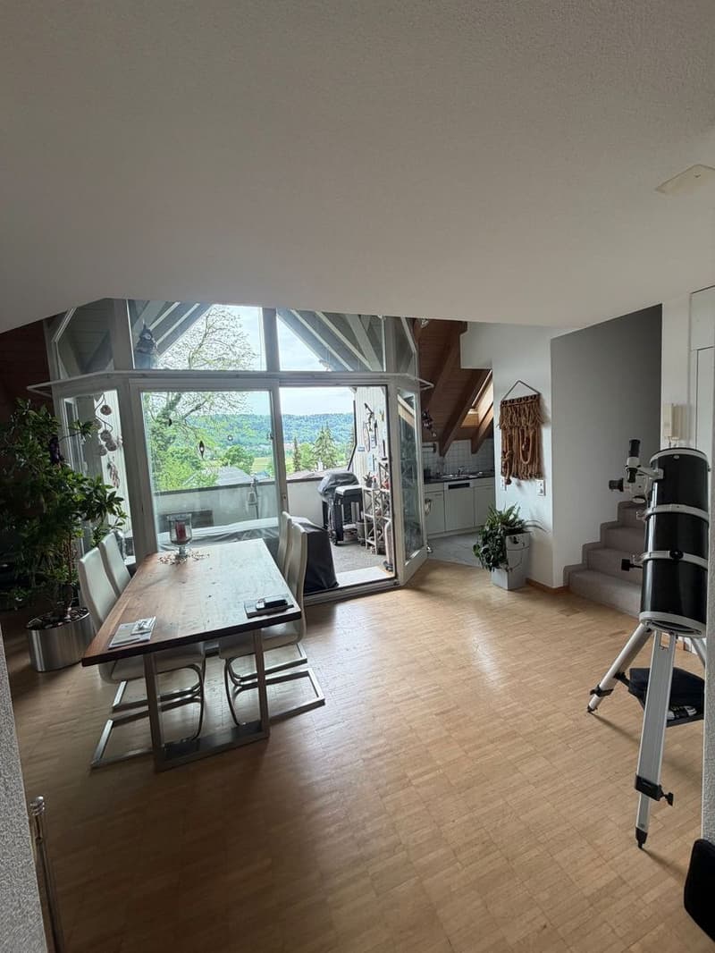 Aussergewöhnliche Dach-Maisonettewohnung im idyllischen Römerhof (4)