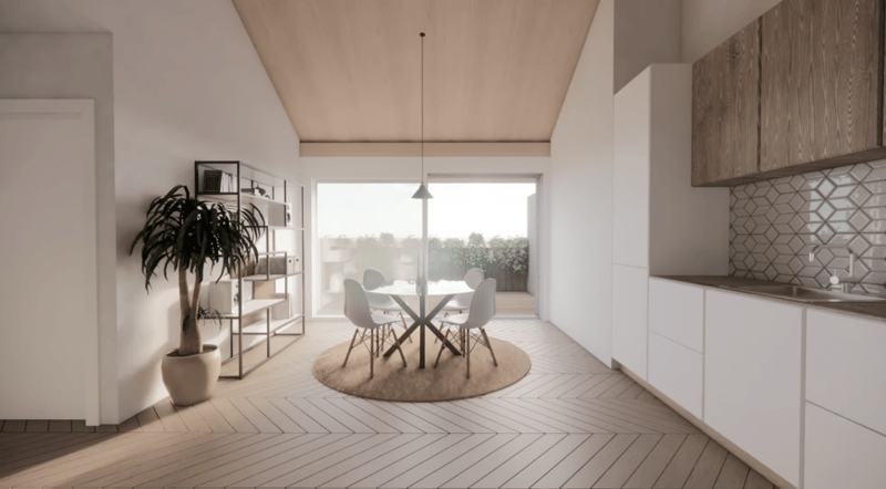 Appartement en attique neuf de 3.5 pièces avec terrasse à St-Aubin FR (1)