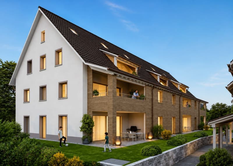 4.5-Zimmer-Maisonette mit Galerie und Balkon (1)