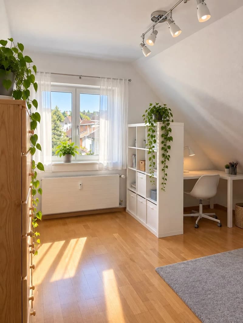 Ruhig wohnen, zentral verbunden - helle 4-Zimmer-Maisonette mit grossem Balkon in Muttenz (11)