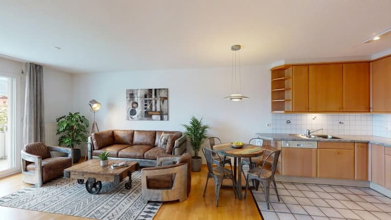 Helle 2-Zimmer-Wohnung mit Balkon in Walenstadt kaufen (7)