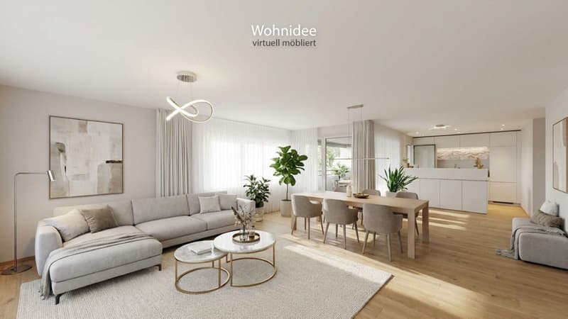 Helle 4.5-Zimmer-Wohnung mit Loggia in Mels kaufen (2)
