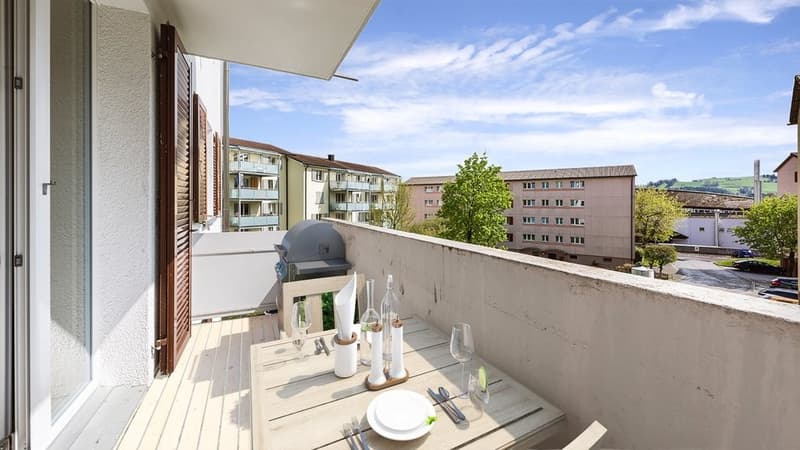 GEMÜTLICHE WOHNUNG AUF DER OBERSTEN ETAGE ZU VERMIETEN (1)