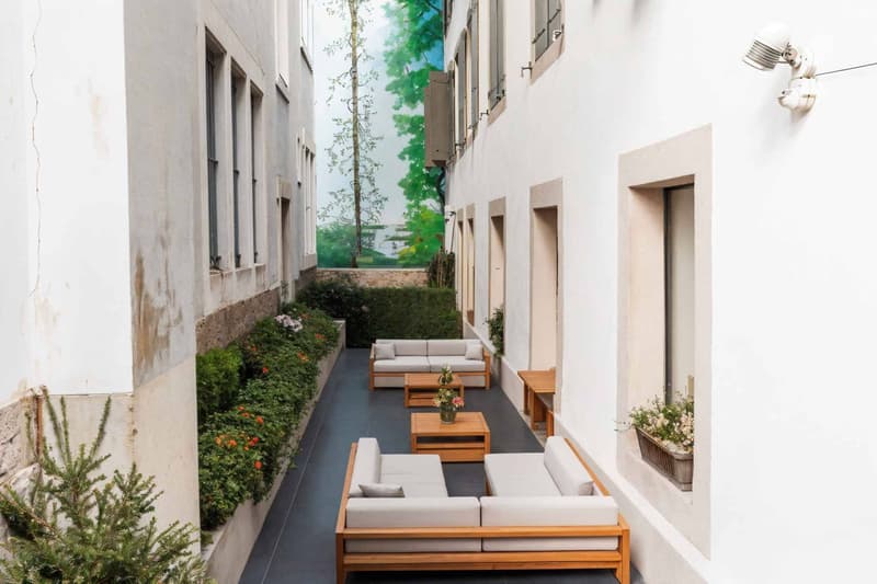 Terrasse partagée