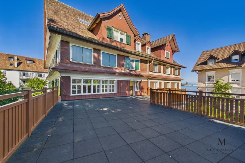 6.5 Zimmer Maisonette mit Seesicht, grosser Terasse und Garten (6)