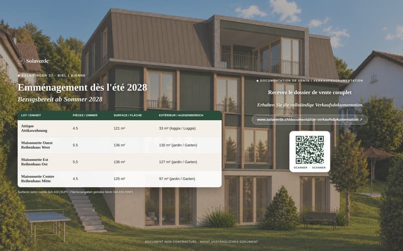 Maisonnette 5.5 pièces, jardin privatif de 127 m² — construction bois neuve, Biel/Bienne (9)