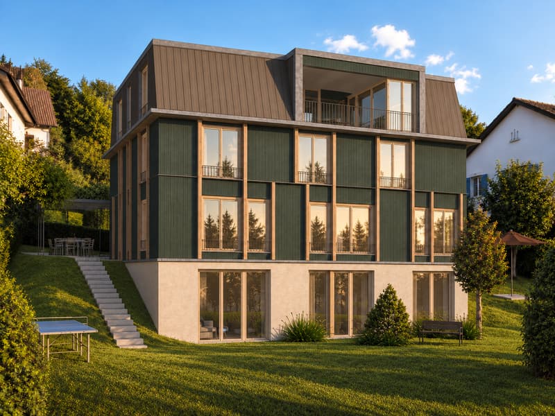 Maisonnette 5.5 pièces, jardin privatif de 127 m² — construction bois neuve, Biel/Bienne (1)