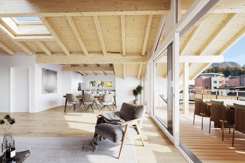 Neue, grosszügige 5.5-Zimmer-Dachwohnung – Moderne trifft auf Tradition (4)