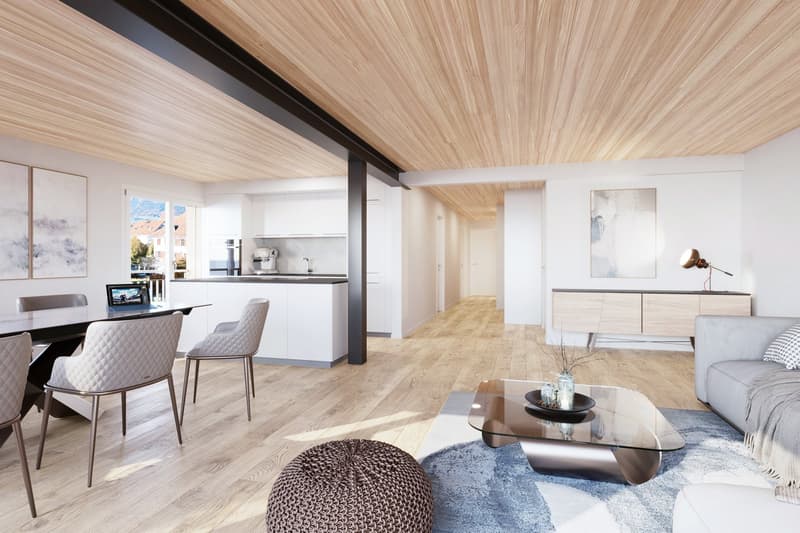 Moderne trifft auf Tradition – grosszügige 4.5-Zimmer-Neubauwohnung (4)