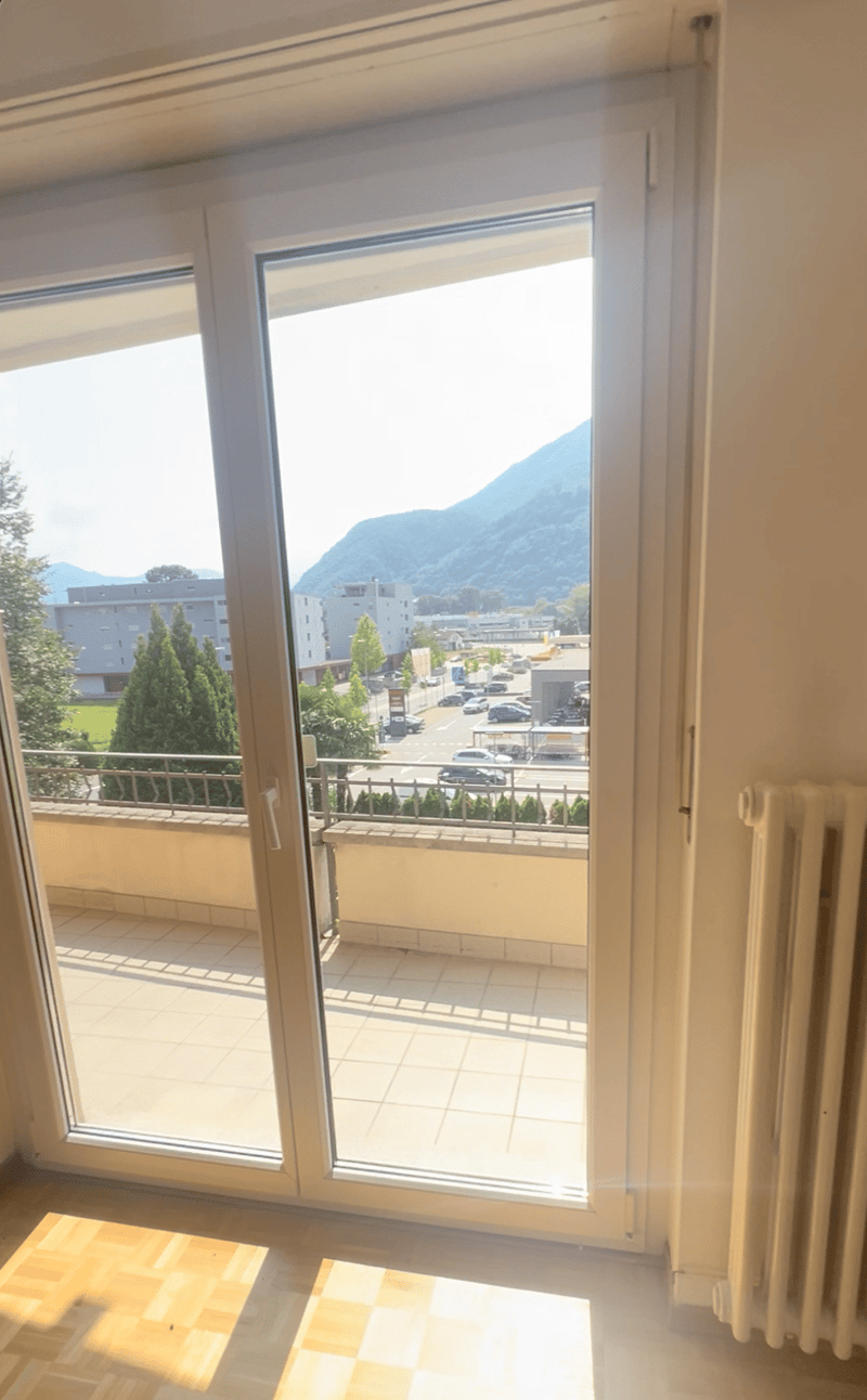 Appartamento di 3 locali con balcone ad Arbedo-Castione (2)