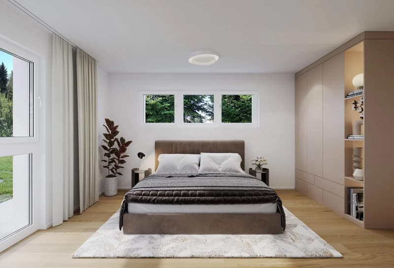 NEUBAU: 4.5-Zimmer Gartenwohnung mit Sitzplatz in Niederbipp (132 m2) (8)