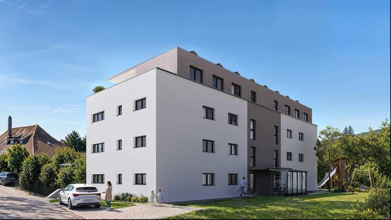 NEUBAU: 4.5-Zimmer Gartenwohnung mit Sitzplatz in Niederbipp (132 m2) (2)