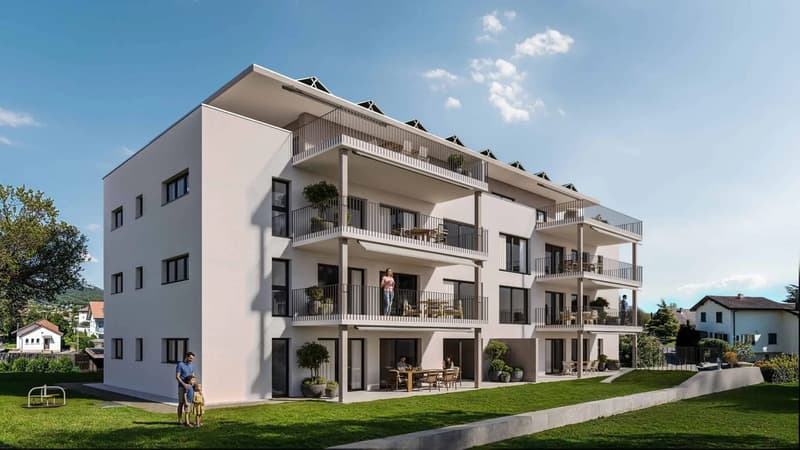 NEUBAU: 4.5-Zimmer Gartenwohnung mit Sitzplatz in Niederbipp (132 m2) (1)