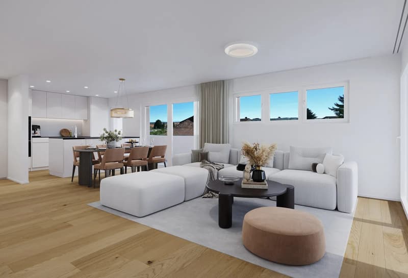 Neubau mit Weitblick: 3.5-Zimmer-Attika mit grosser Terrasse in Niederbipp (7)