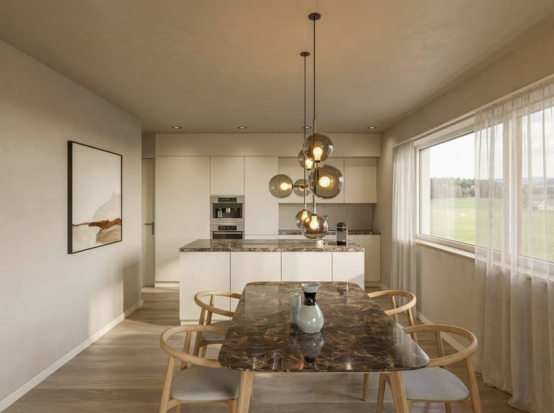 A1: Sonnige 3.5-Zimmer-Neubauwohnung im Erdgeschoss in Scheuren (2)