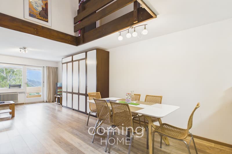 2.5-Zimmer-Duplexwohnung mit Balkon und Bergblick in Mörel kaufen (2)