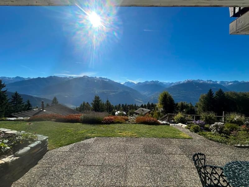 Chalet de montagne à Arbaz – 4 pièces avec vue panoramique (9)