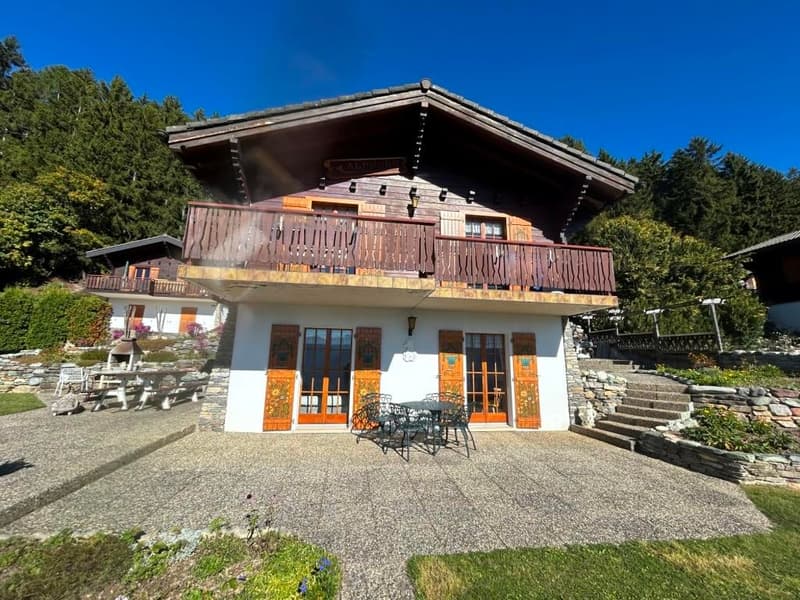 Chalet de montagne à Arbaz – 4 pièces avec vue panoramique (11)
