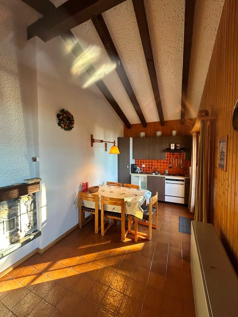 Chalet en madriers à Arbaz avec vue imprenable (4)