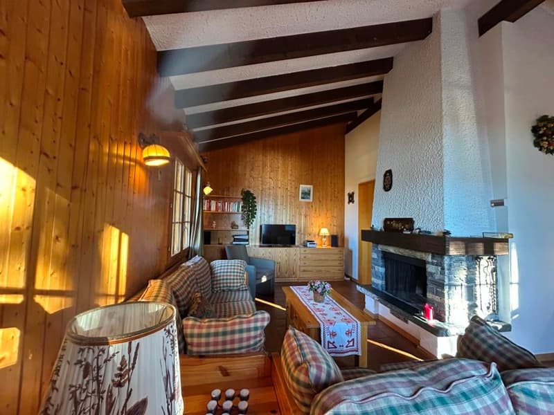 Chalet en madriers à Arbaz avec vue imprenable (2)