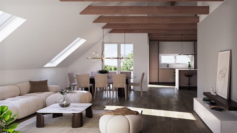 Ihr Wohnglück im Grünen: moderne 4.5-Zimmer-Wohnung (1)