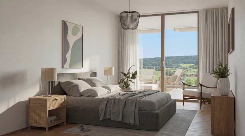 4.5-Zimmer-Terrassenwohnung mit 52 m² Loggia und 12m² Rasenfläche in Erlinsbach kaufen (5)