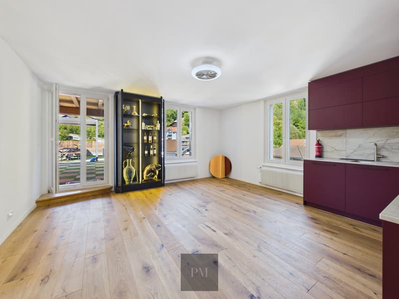 2,5 Zimmer Terrassenwohnung zur Miete in Oberdiessbach (1)