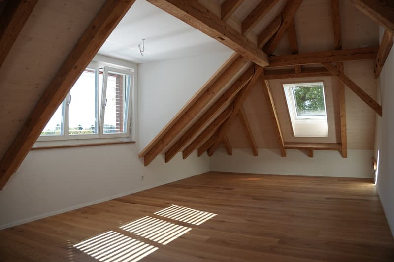 Aussergewöhnliche 3½-Zimmer-Dachwohnung mit Holzbalken und Panoramablick (8)